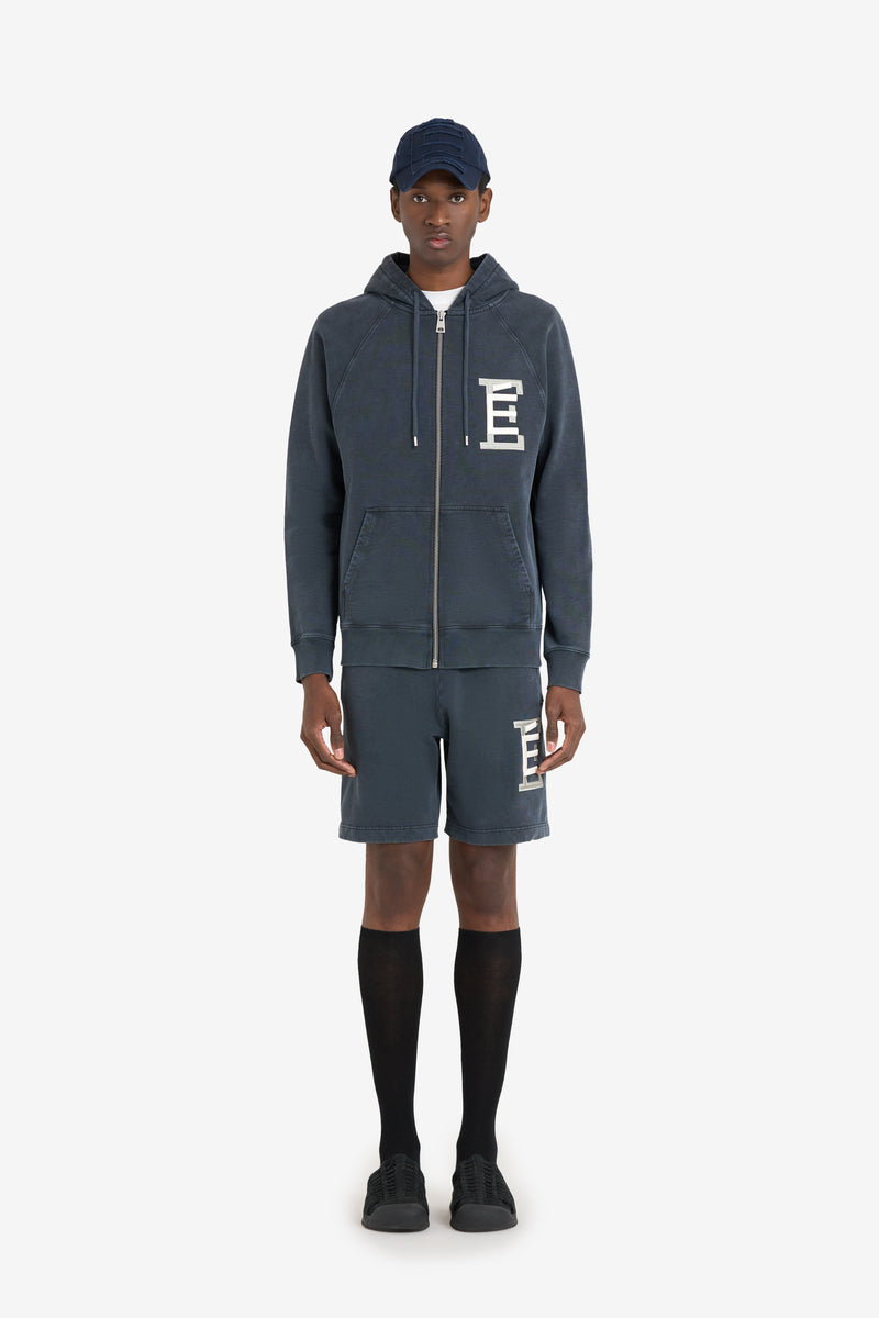 ZIP HOODY UNIVERSITY NAVY 4