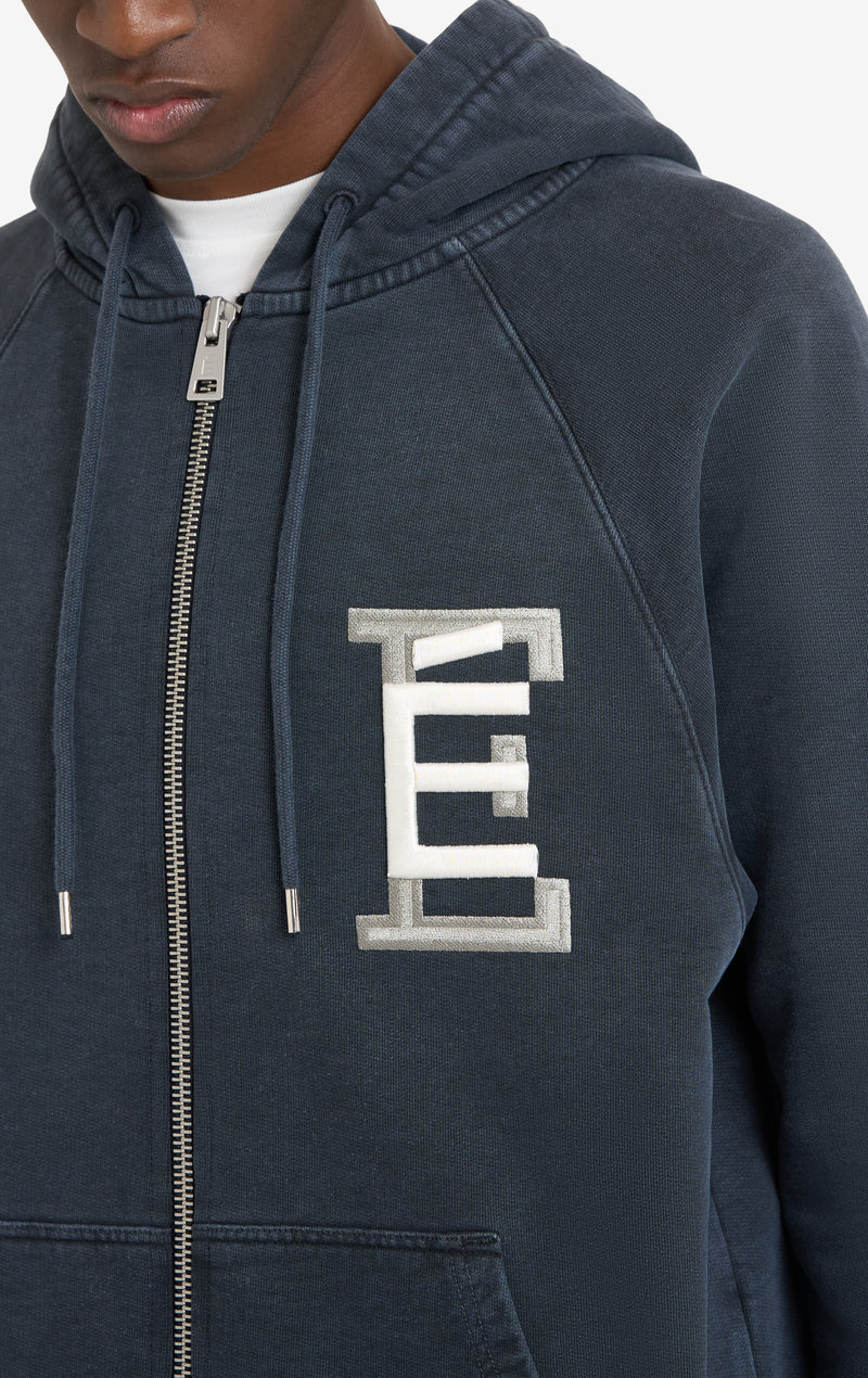 ETUDES STUDIO ZIP HOODY UNIVERSITY NAVY 4