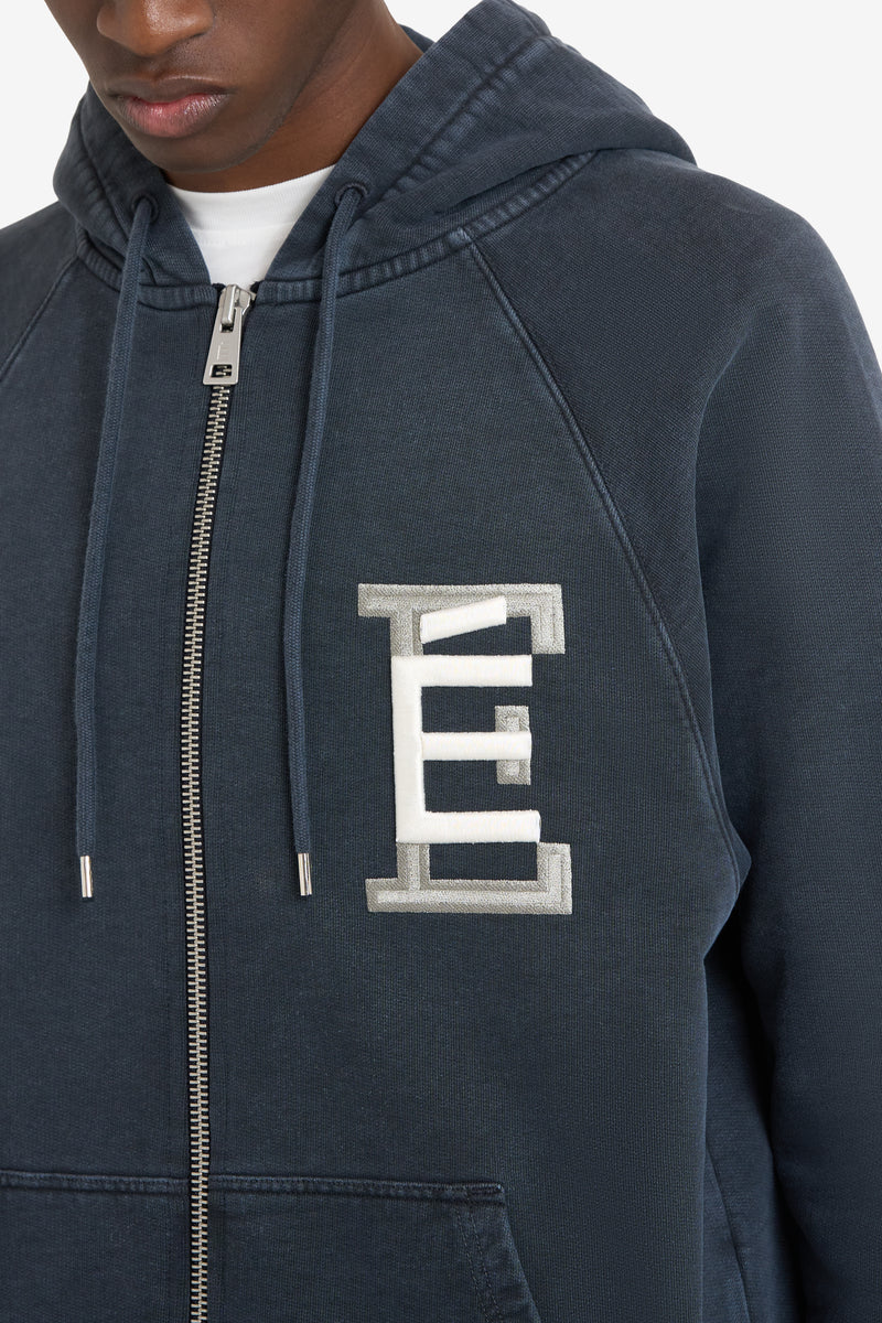 ZIP HOODY UNIVERSITY NAVY 3
