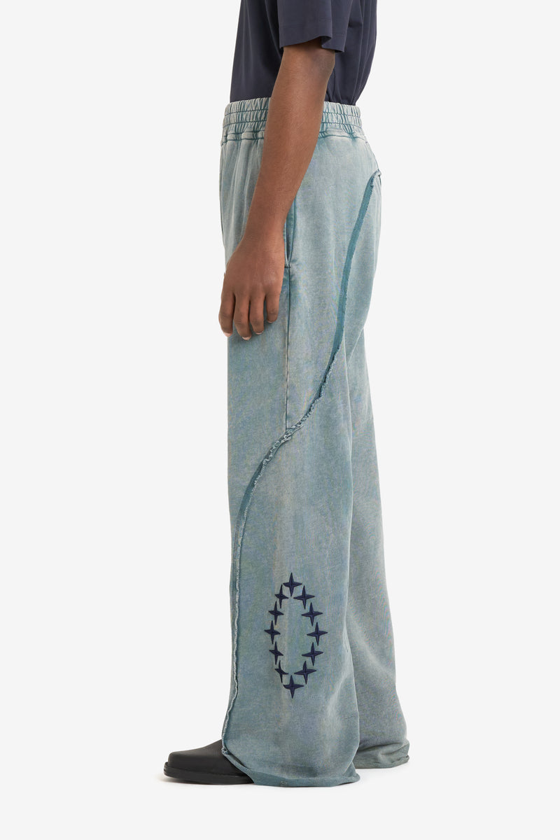 LOOSE SWEAT PANT PALE BLUE 2