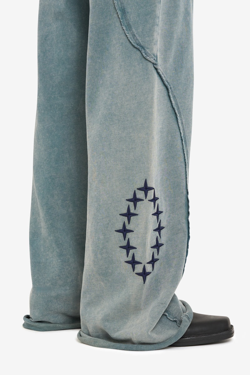 LOOSE SWEAT PANT PALE BLUE 3