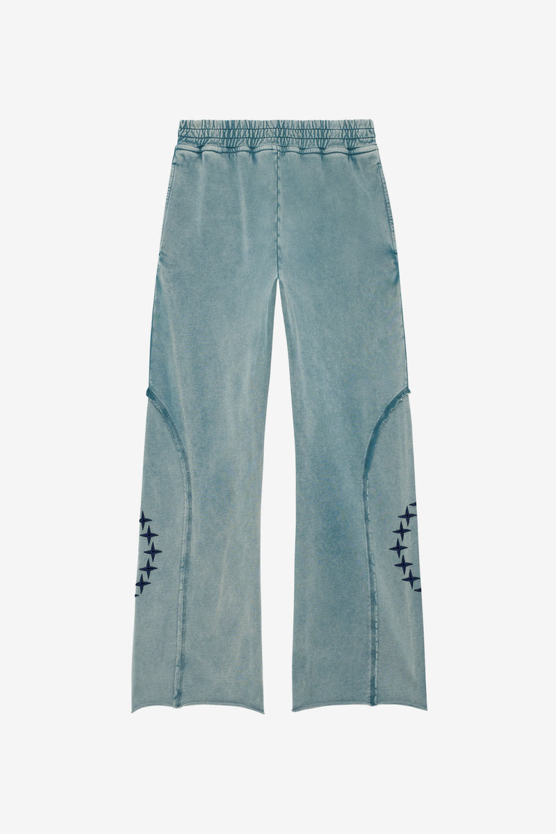 LOOSE SWEAT PANT PALE BLUE 1