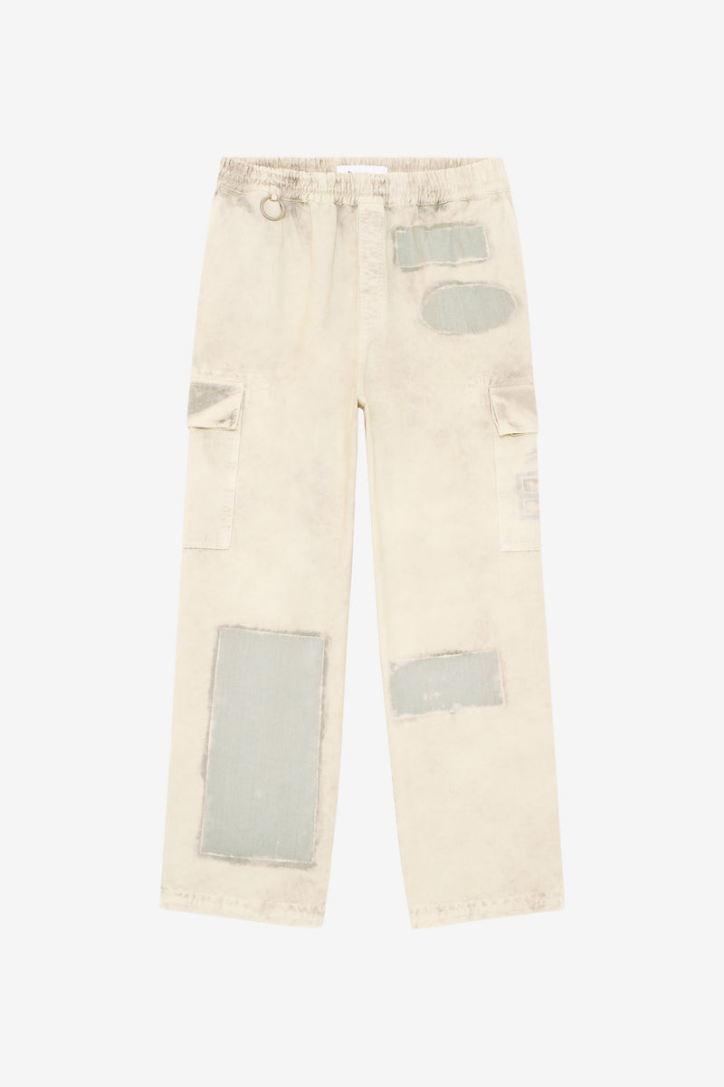 ETUDES STUDIO LOOSE CARGO RIPSTOP PANTS SAGE 1