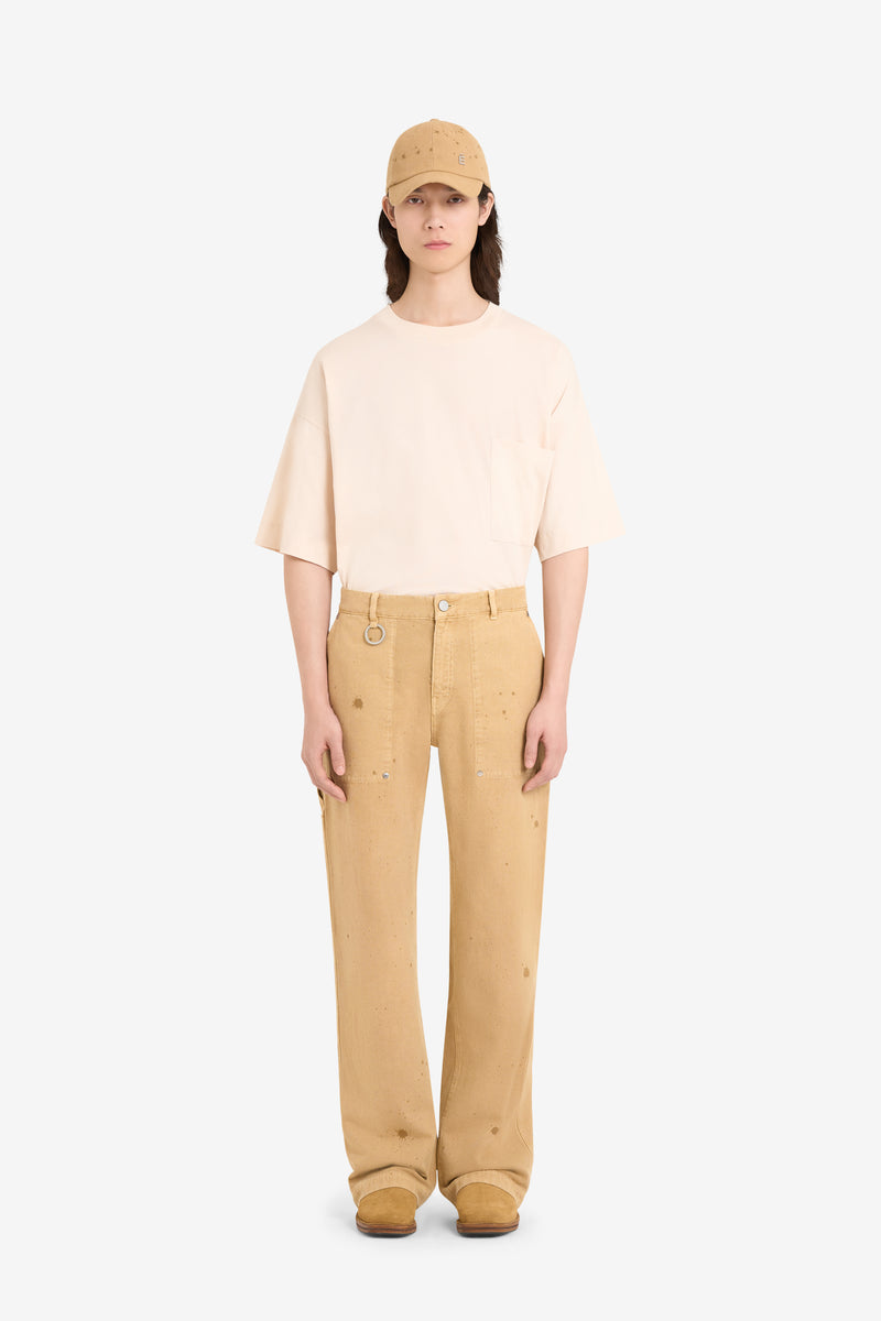 REGULAR CARPENTER PANTS CAMEL 4