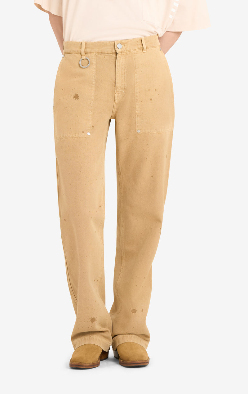 ETUDES STUDIO REGULAR CARPENTER PANTS CAMEL 3