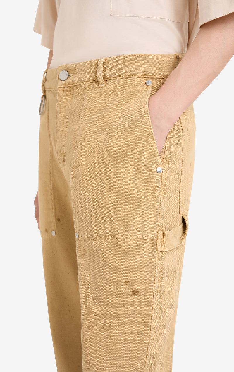 ETUDES STUDIO REGULAR CARPENTER PANTS CAMEL 4