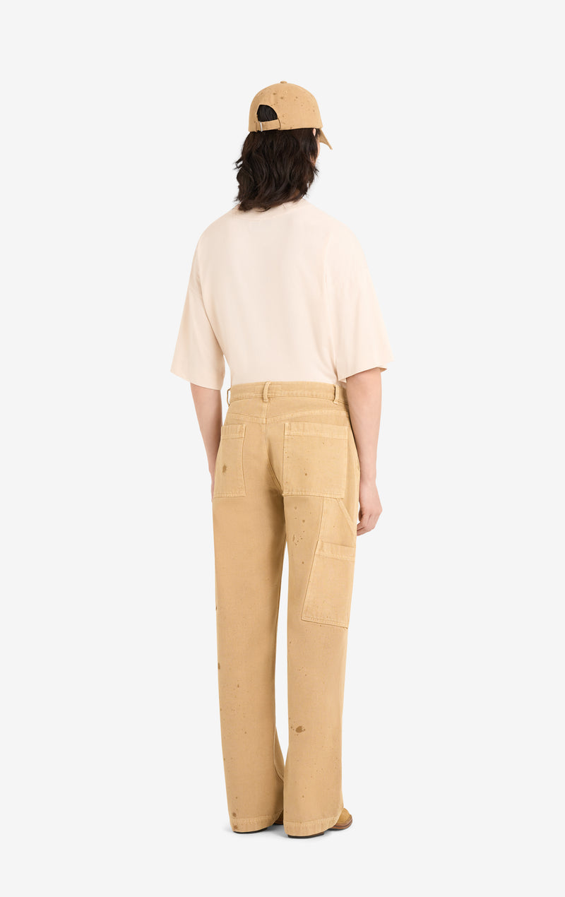 ETUDES STUDIO REGULAR CARPENTER PANTS CAMEL 5