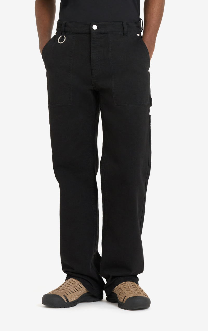 ETUDES STUDIO REGULAR CARPENTER PANTS BLACK 2