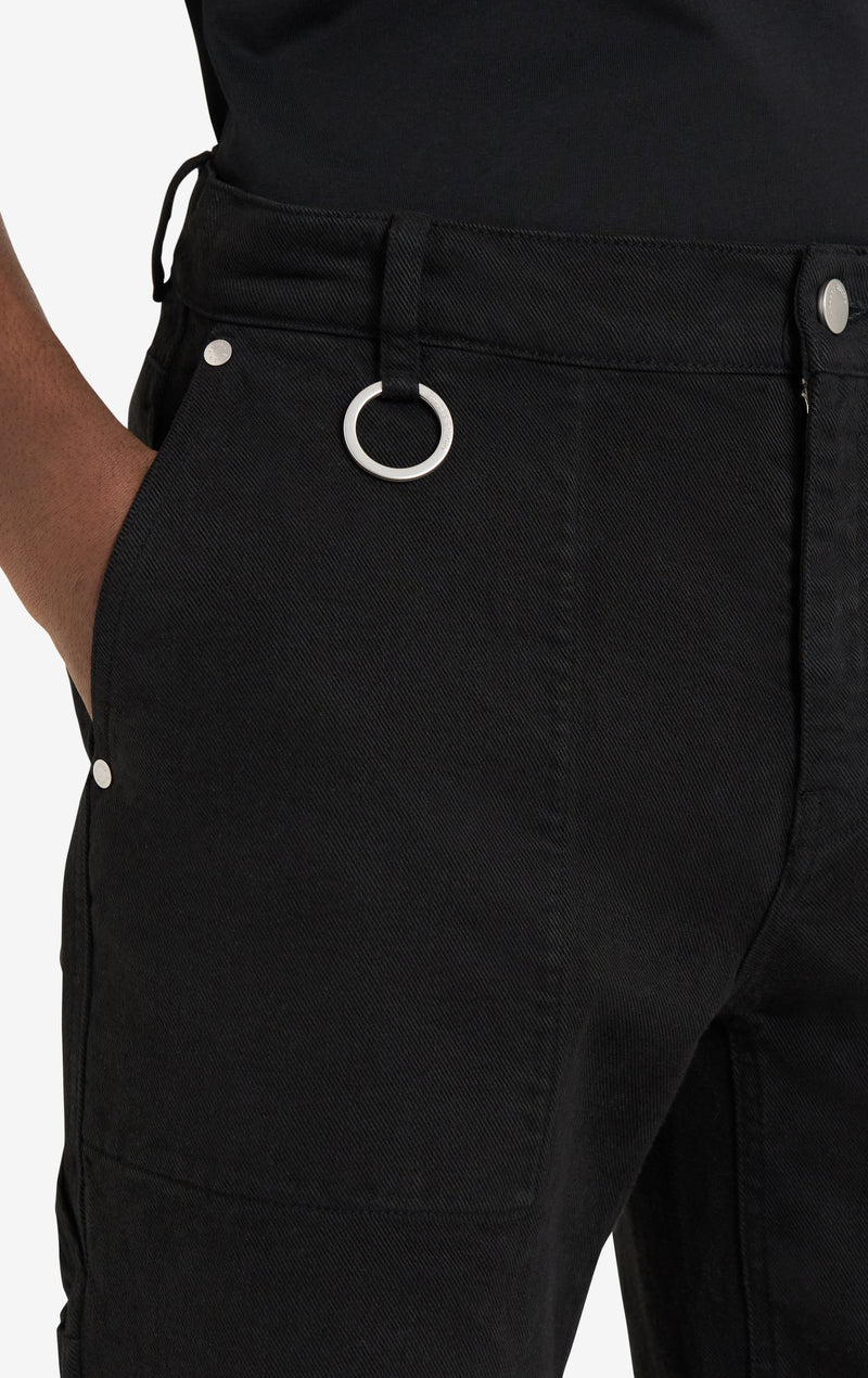 ETUDES STUDIO REGULAR CARPENTER PANTS BLACK 5