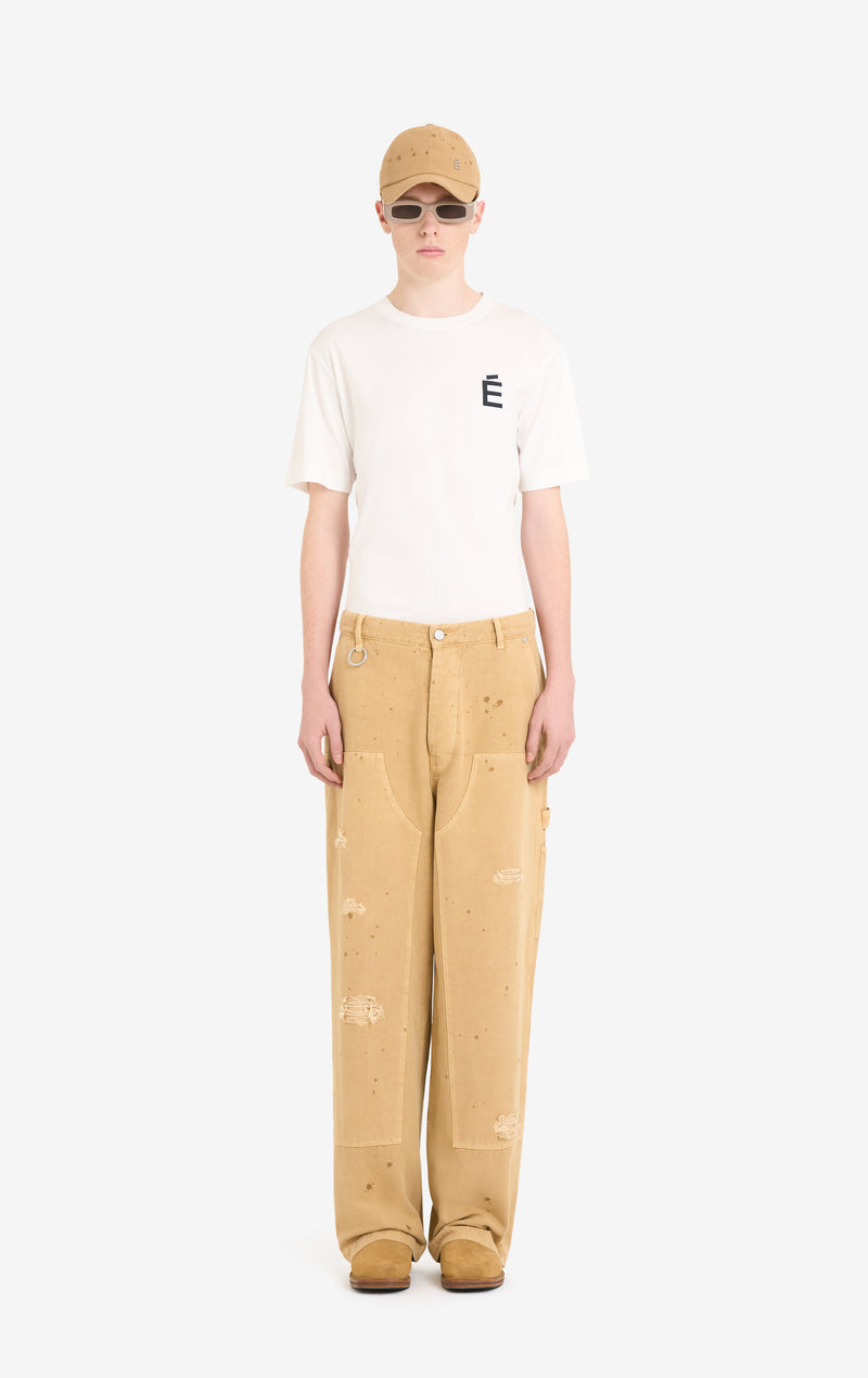 ETUDES STUDIO LOOSE CARPENTER PANTS CAMEL 2