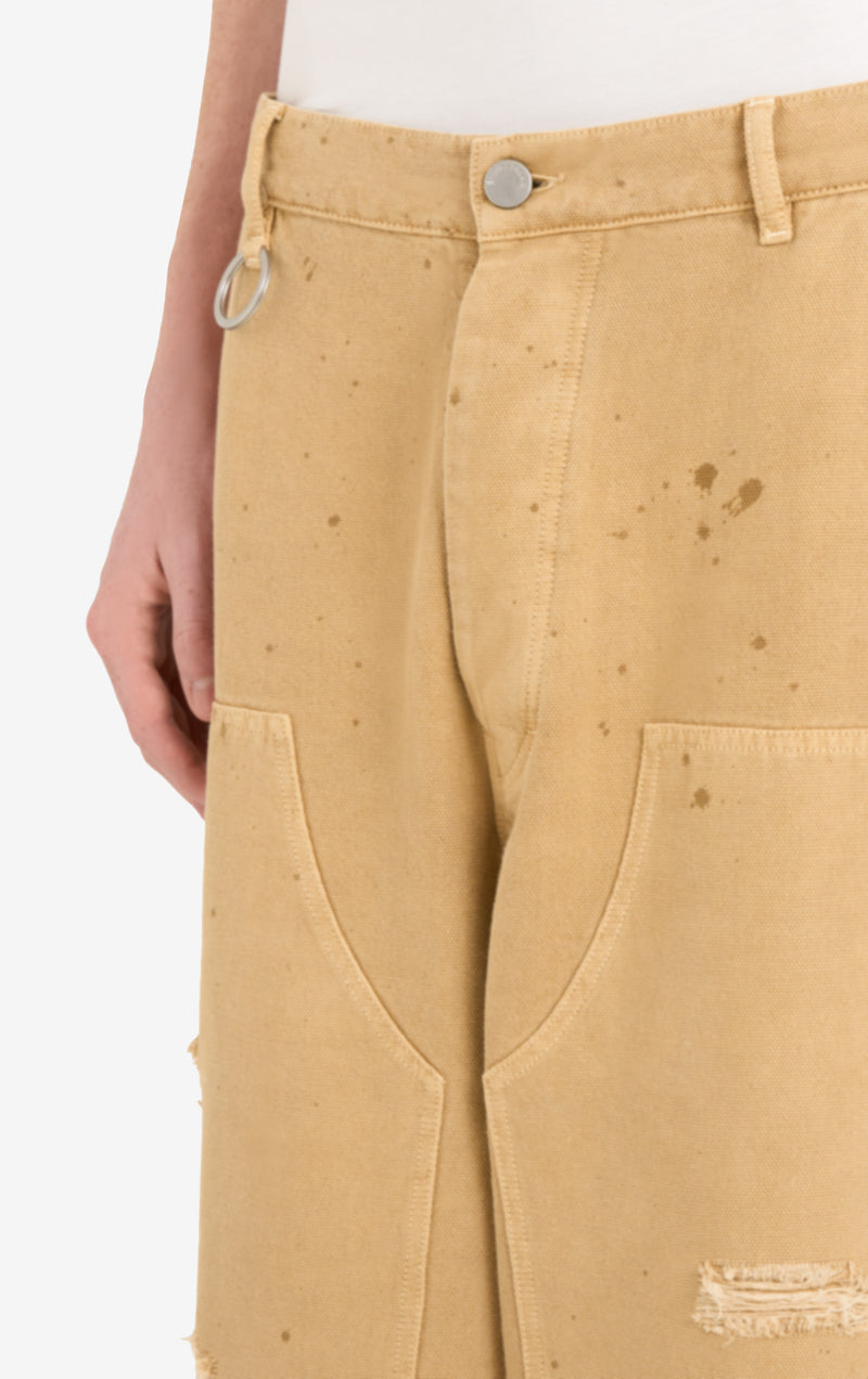 ETUDES STUDIO LOOSE CARPENTER PANTS CAMEL 4