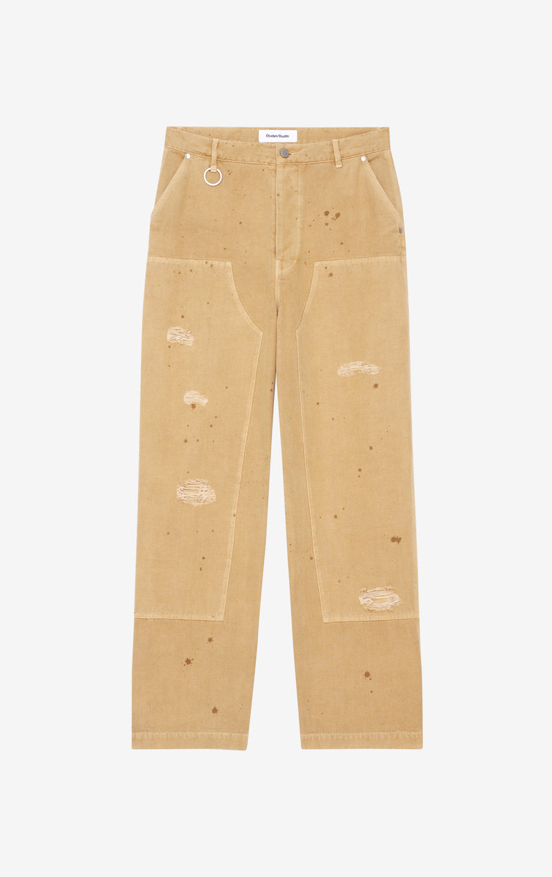 ETUDES STUDIO LOOSE CARPENTER PANTS CAMEL 1