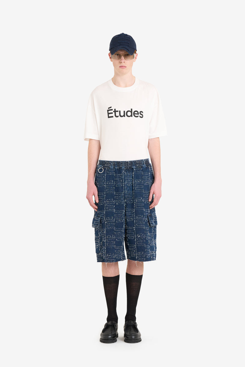 LOOSE JACQUARD SHORT BLUE 4