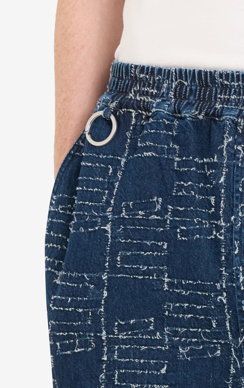 ETUDES STUDIO LOOSE JACQUARD SHORT BLUE 4