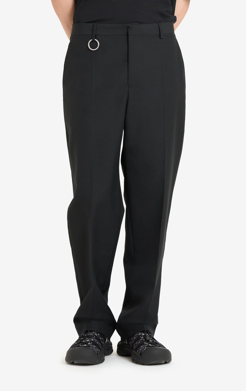 ETUDES STUDIO WOOL STRAIGHT SUIT PANT BLACK 3