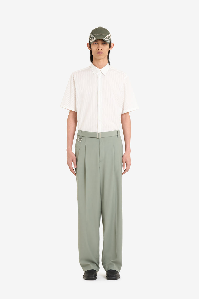 LOOSE SUIT PANT SAGE 4