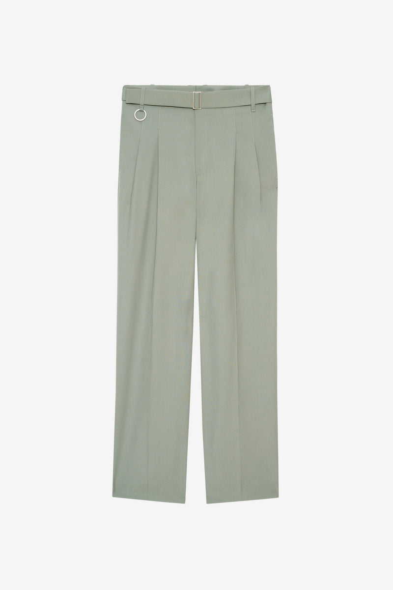 LOOSE SUIT PANT SAGE 1