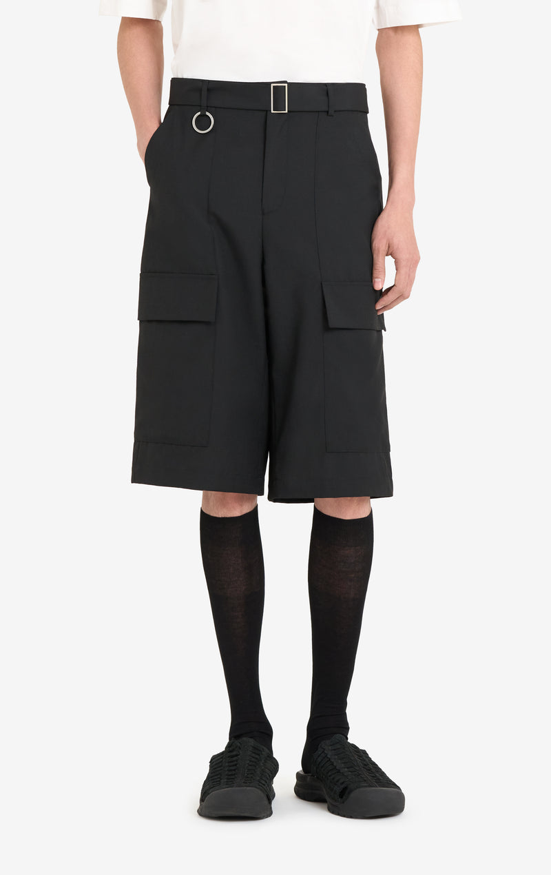 SHORT DE COSTUME EN LAINE ETUDES STUDIO NOIR 3