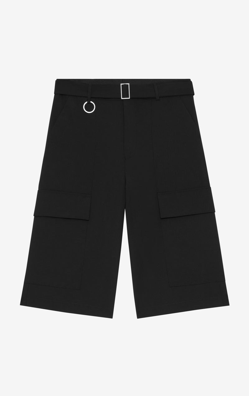 SHORT DE COSTUME EN LAINE ETUDES STUDIO NOIR 1