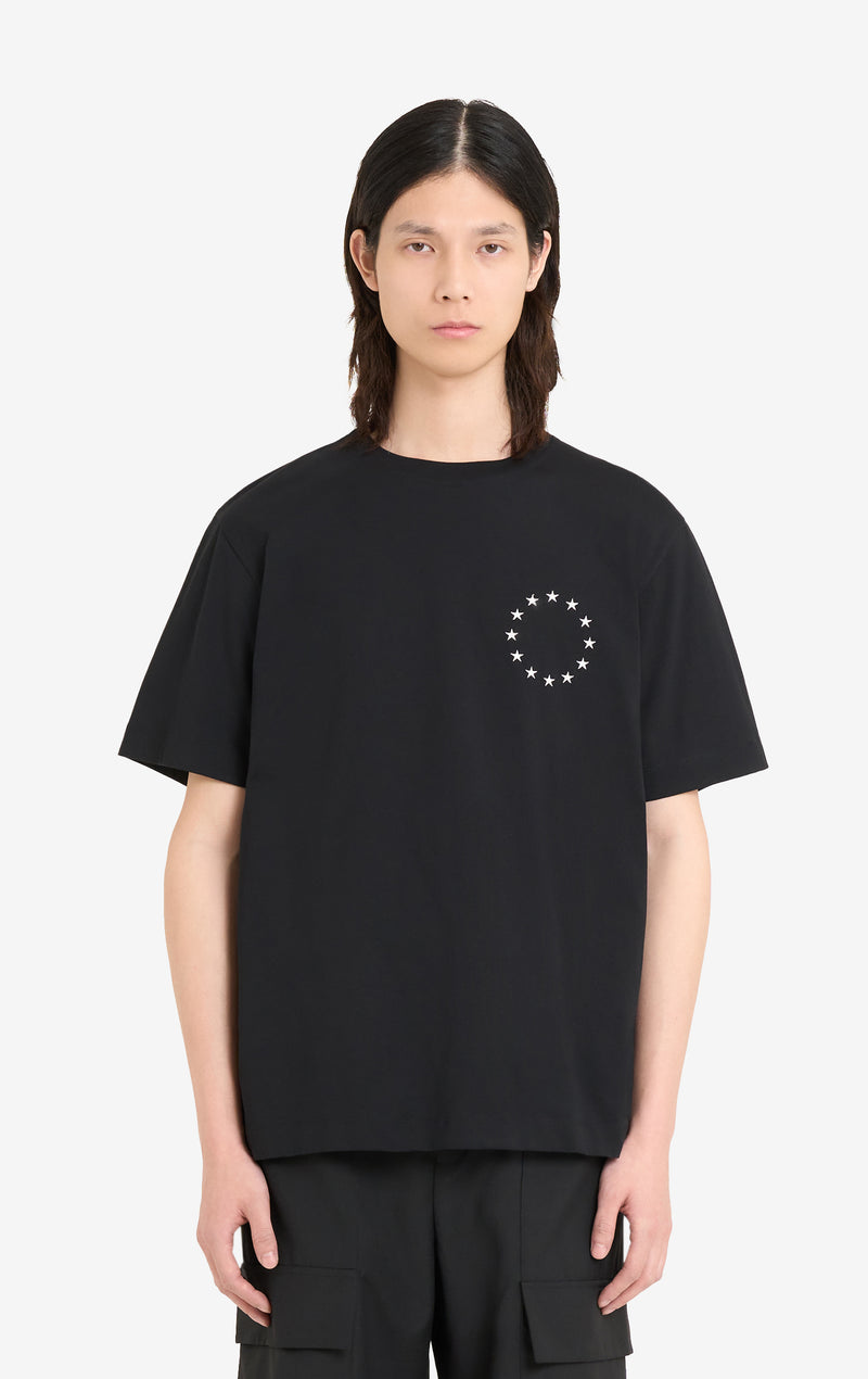REGULAR T-SHIRT EUROPA XXS / BLACK