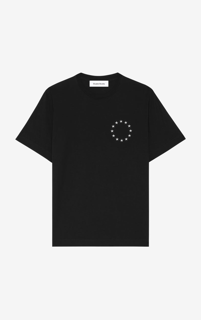 ETUDES STUDIO REGULAR T-SHIRT EUROPA BLACK 1