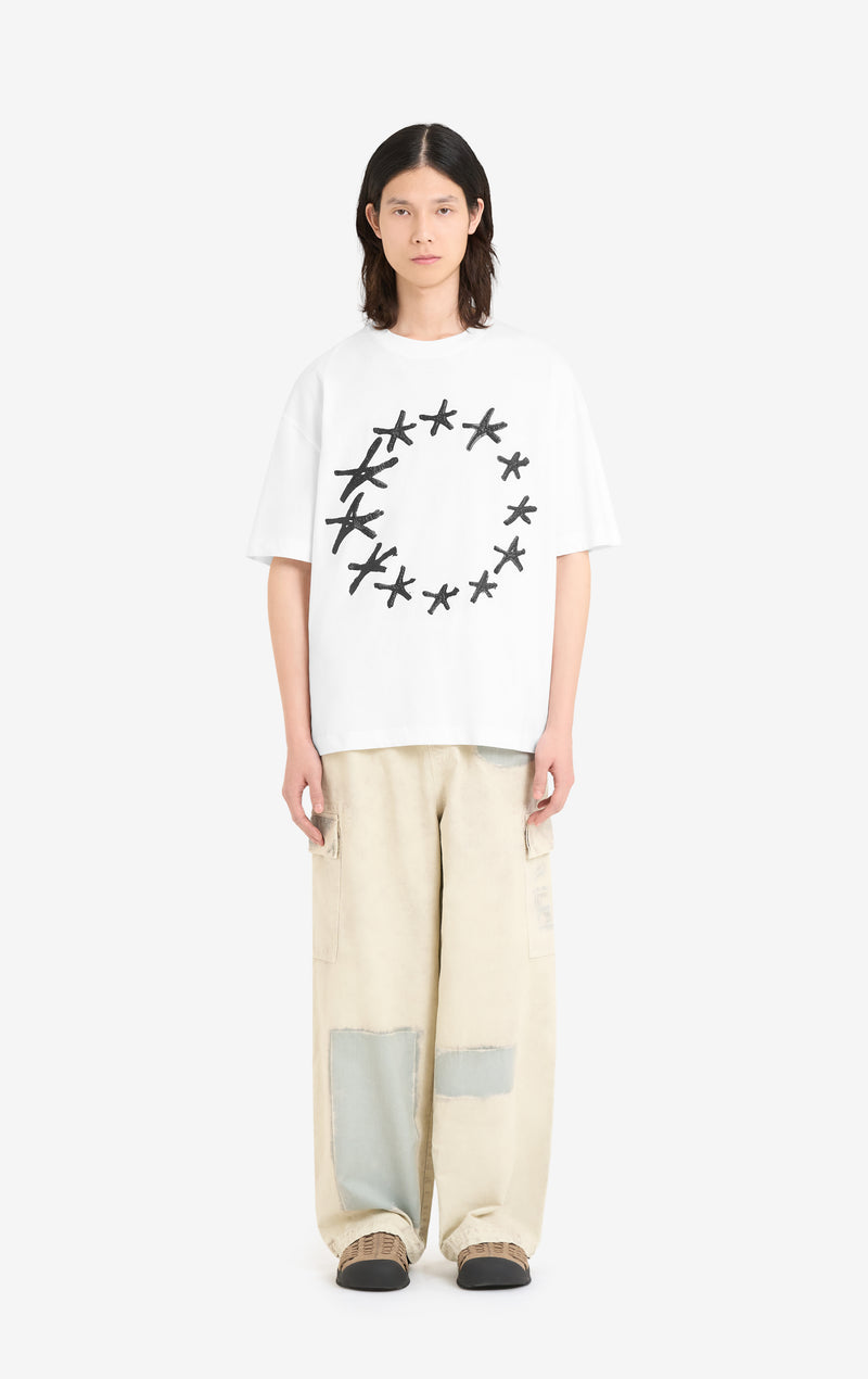 ETUDES STUDIO RELAX T-SHIRT STARS WHITE 2