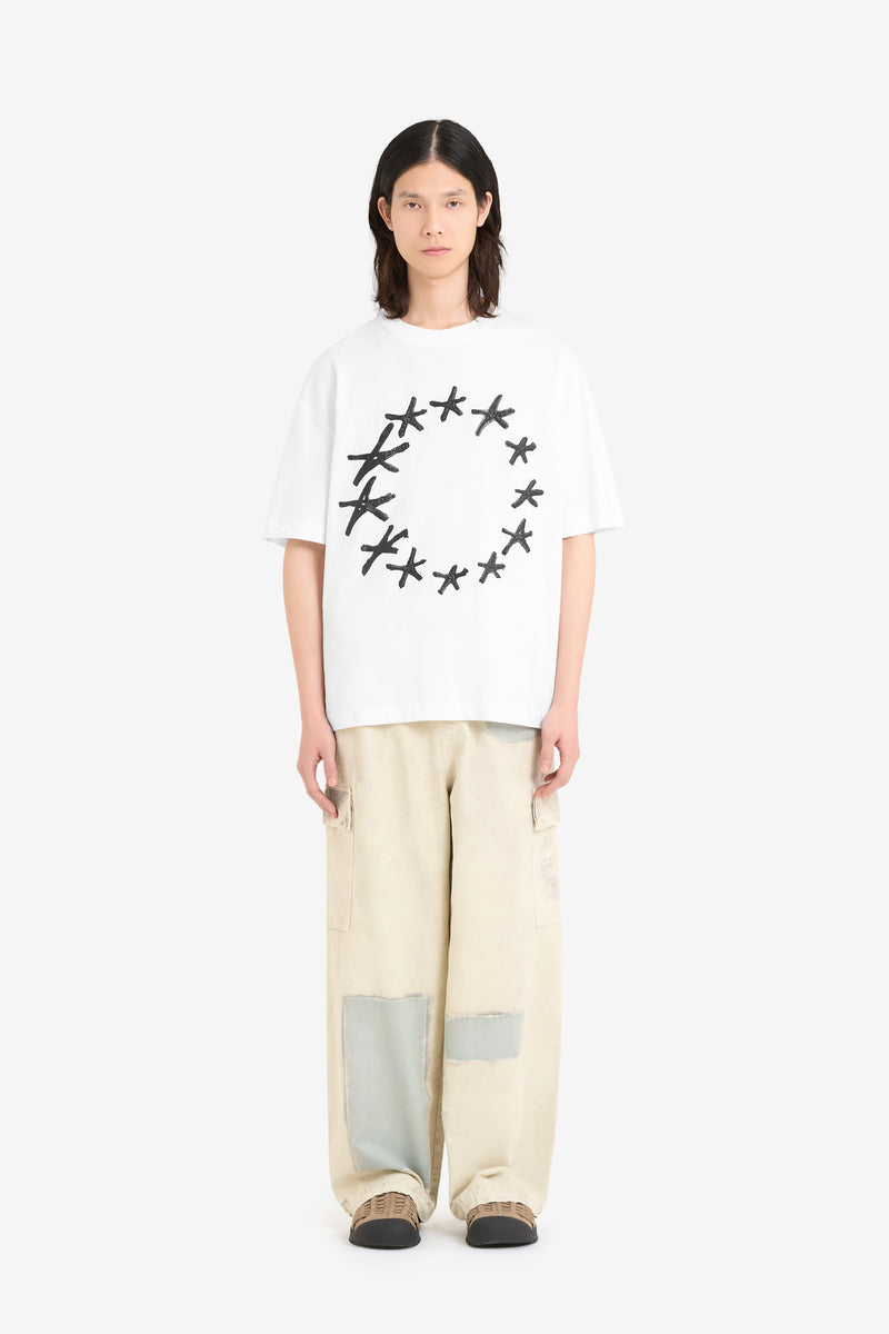 ETUDES STUDIO RELAX T-SHIRT STARS WHITE 2