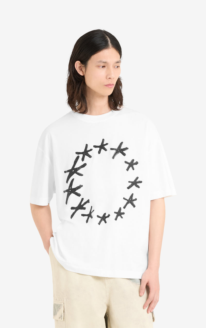 ETUDES STUDIO RELAX T-SHIRT STARS WHITE 3