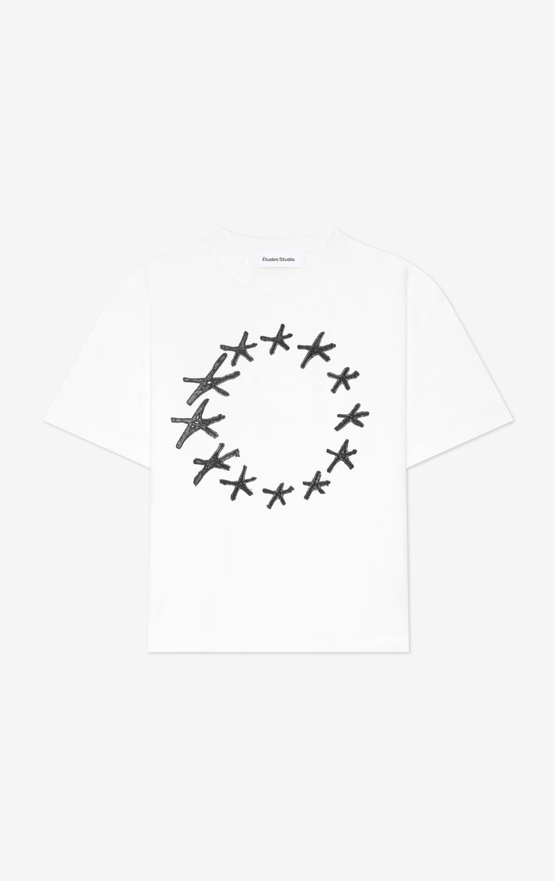 ETUDES STUDIO RELAX T-SHIRT STARS WHITE 1