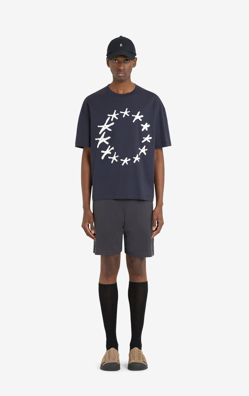 ETUDES STUDIO RELAX T-SHIRT STARS NAVY 2