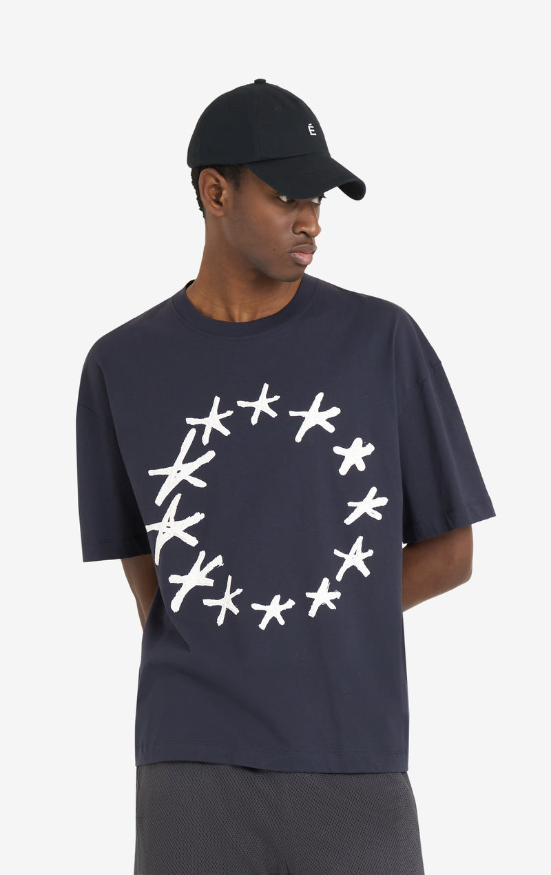 ETUDES STUDIO RELAX T-SHIRT STARS NAVY 3