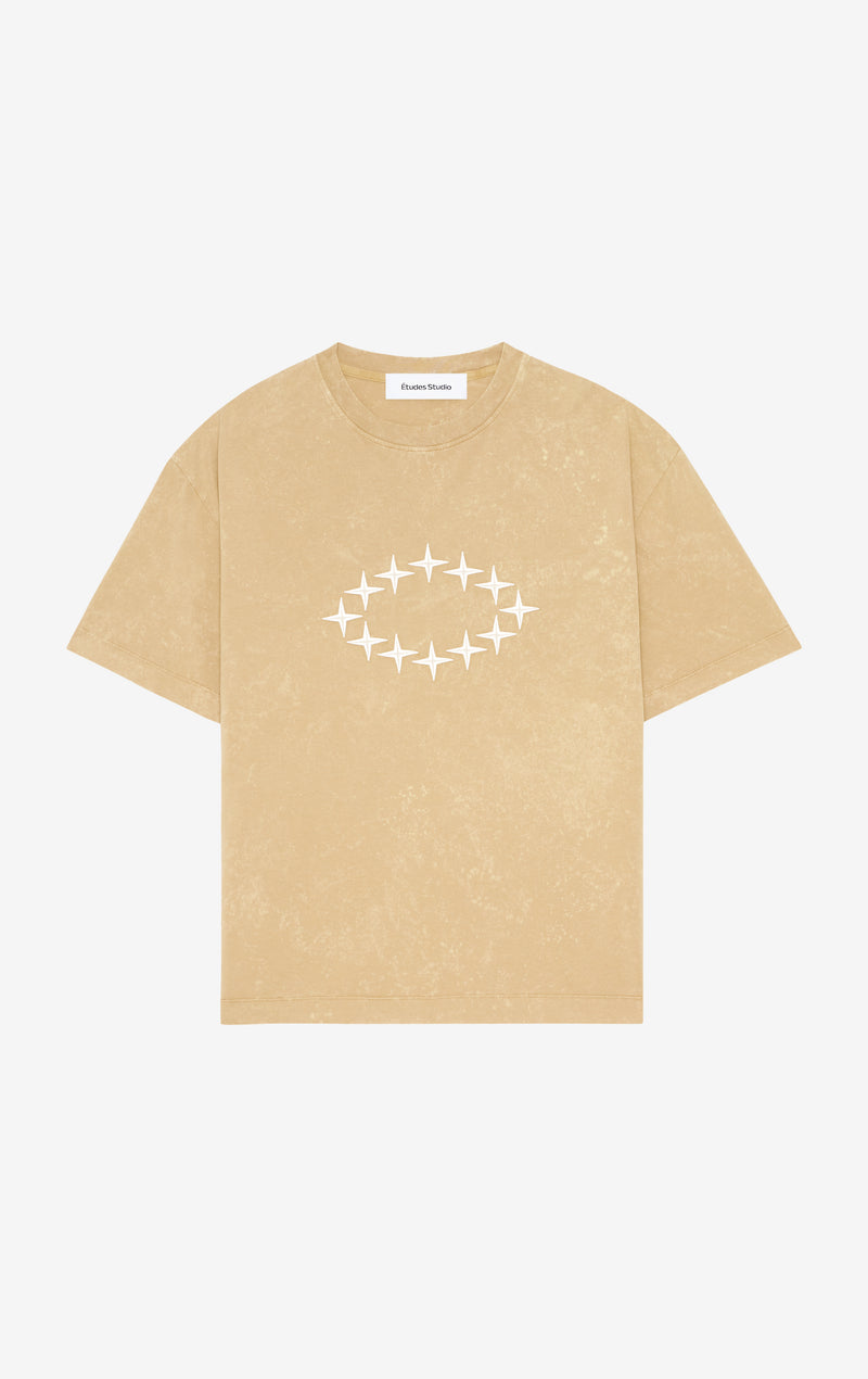 ETUDES STUDIO RELAX T-SHIRT EUROPA BOLD CAMEL 1