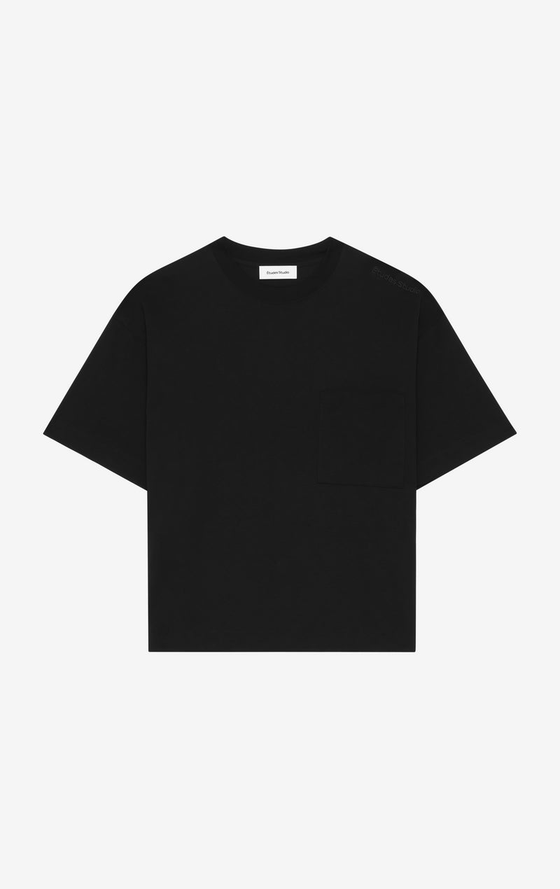 ETUDES STUDIO OVERSIZE POCKET T-SHIRT BLACK 1