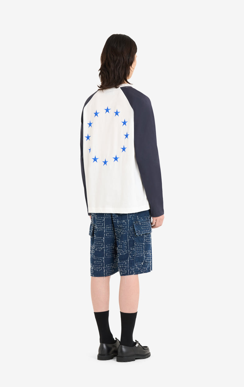 ETUDES STUDIO LONG SLEEVES RELAX RAGLAN T-SHIRT WHITE 4