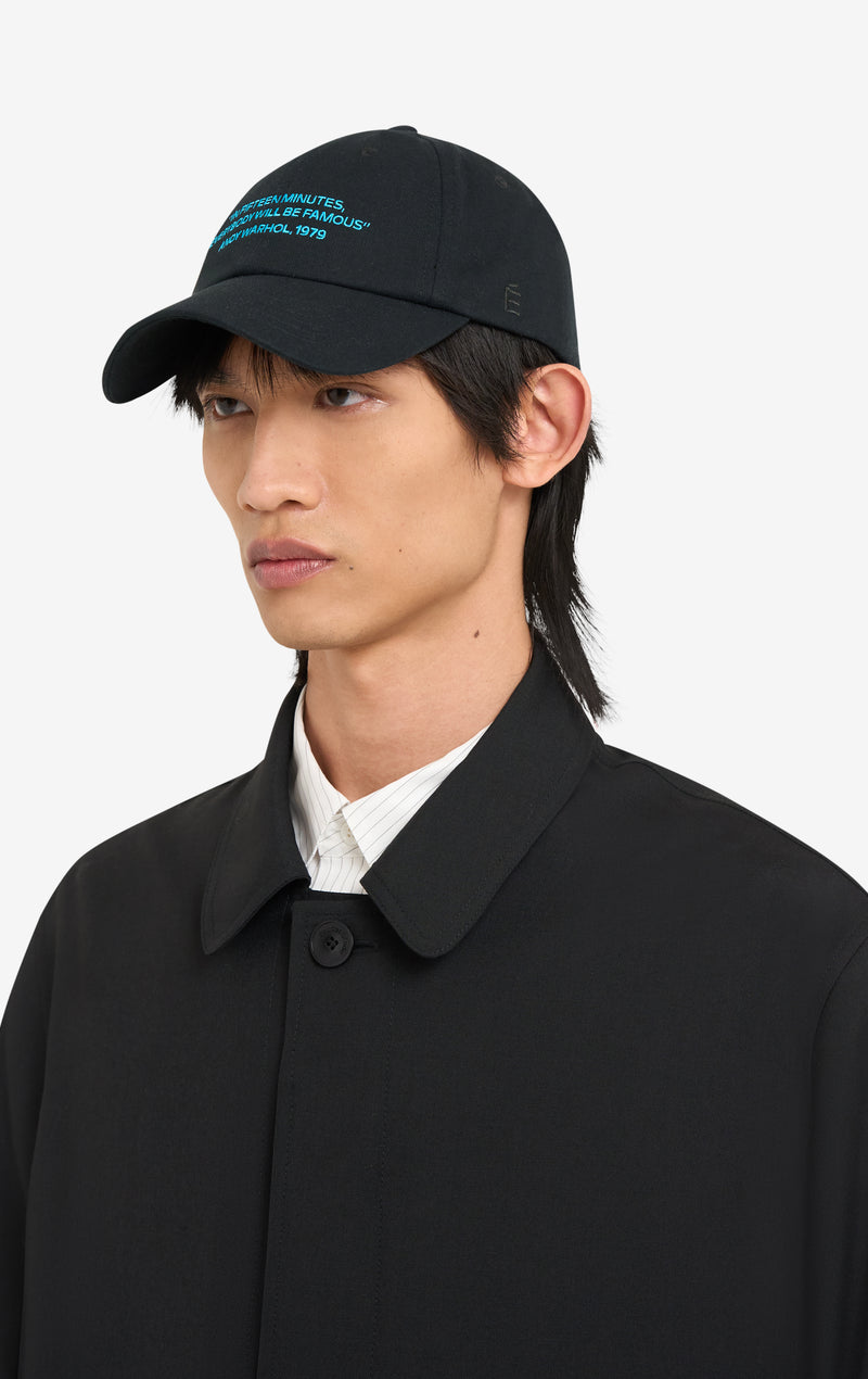 ETUDES STUDIO + ANDY WARHOL CAP FAME BLACK 4