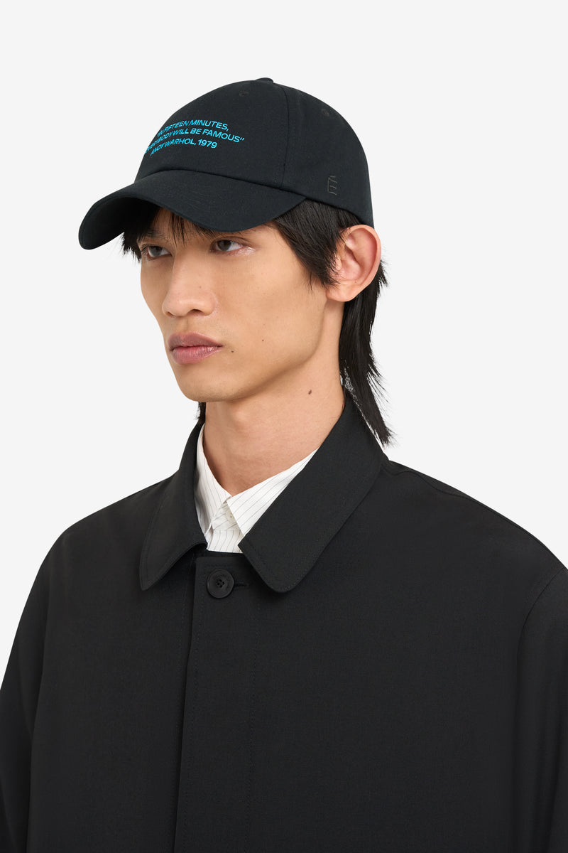 ANDY WARHOL CAP FAME BLACK 2