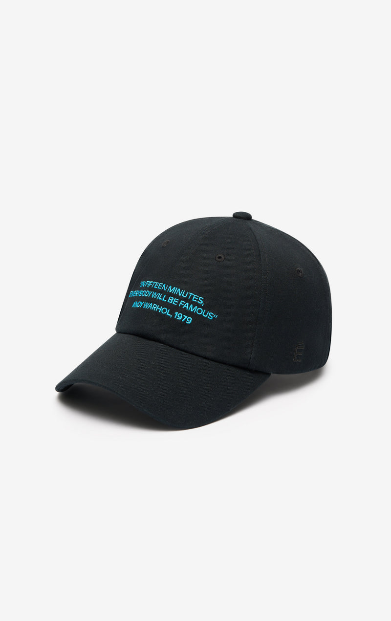 ETUDES STUDIO + ANDY WARHOL CAP FAME BLACK 1