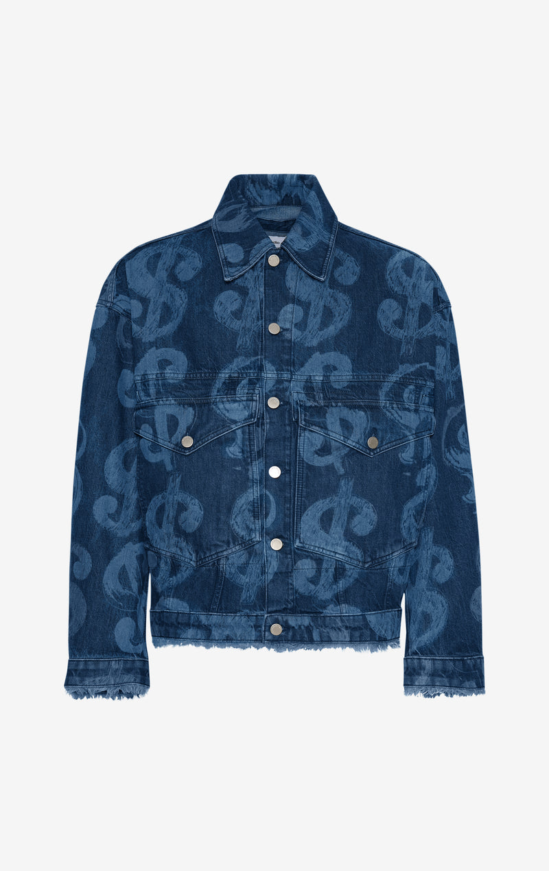 VESTE EN JEAN AMPLE AW 42 / BLEU