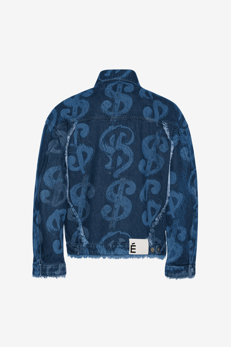 LOOSE DENIM JACKET ANDY WARHOL BLUE 10