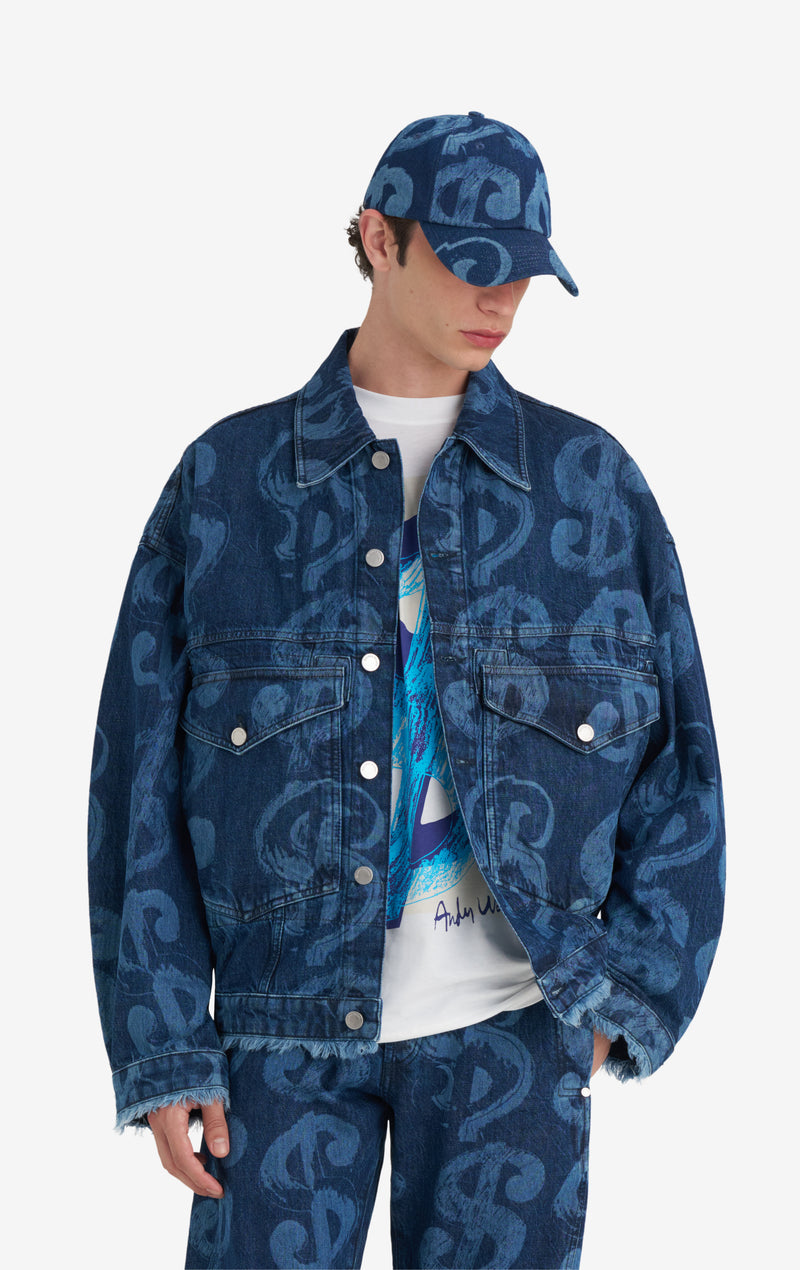 VESTE EN JEAN AMPLE AW 42 / BLEU