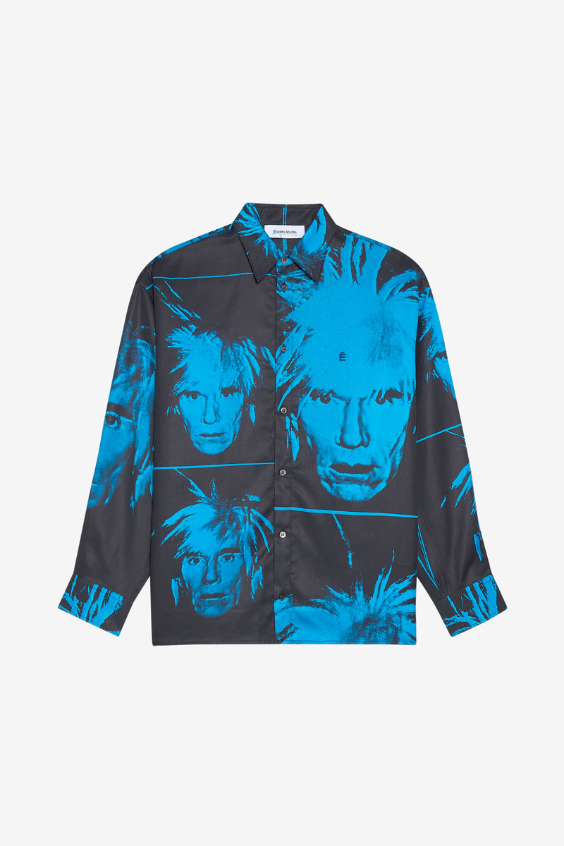 OVERSIZE SHIRT HEADS ANDY WARHOL AOP 1