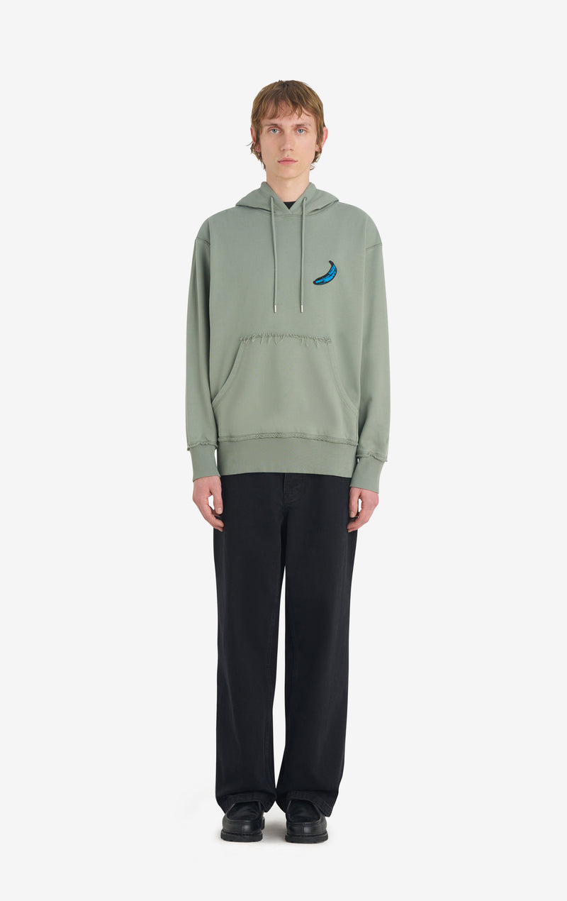 RELAX HOODIE PATCH ANDY WARHOL XXS / THYME
