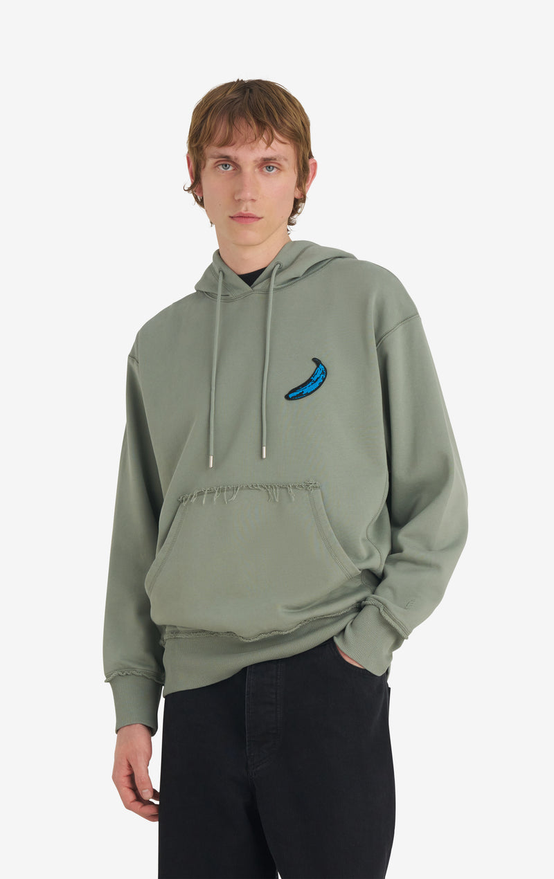 RELAX HOODIE PATCH ANDY WARHOL XXS / THYME