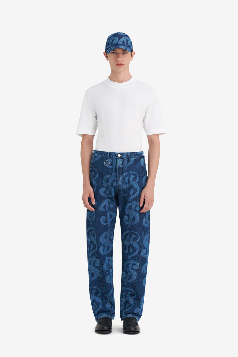 TURNED SEAM JEANS ANDY WARHOL BLUE 3