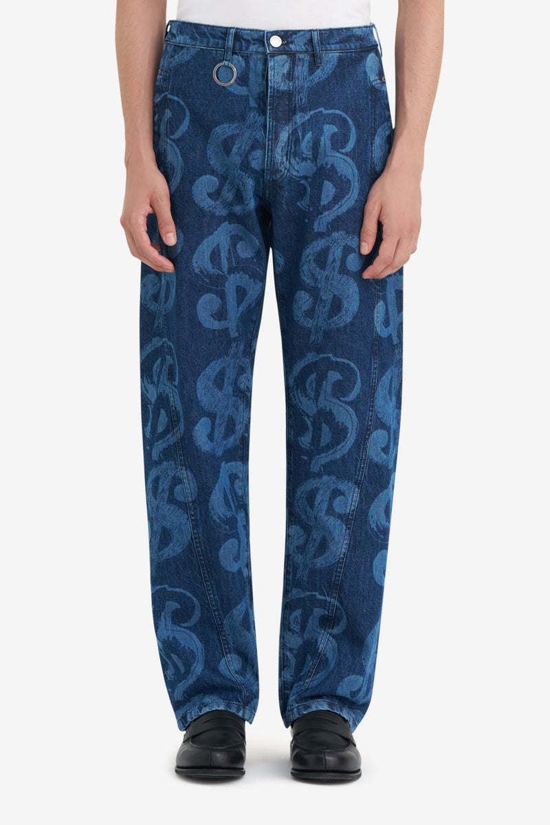 TURNED SEAM JEANS ANDY WARHOL BLUE 2