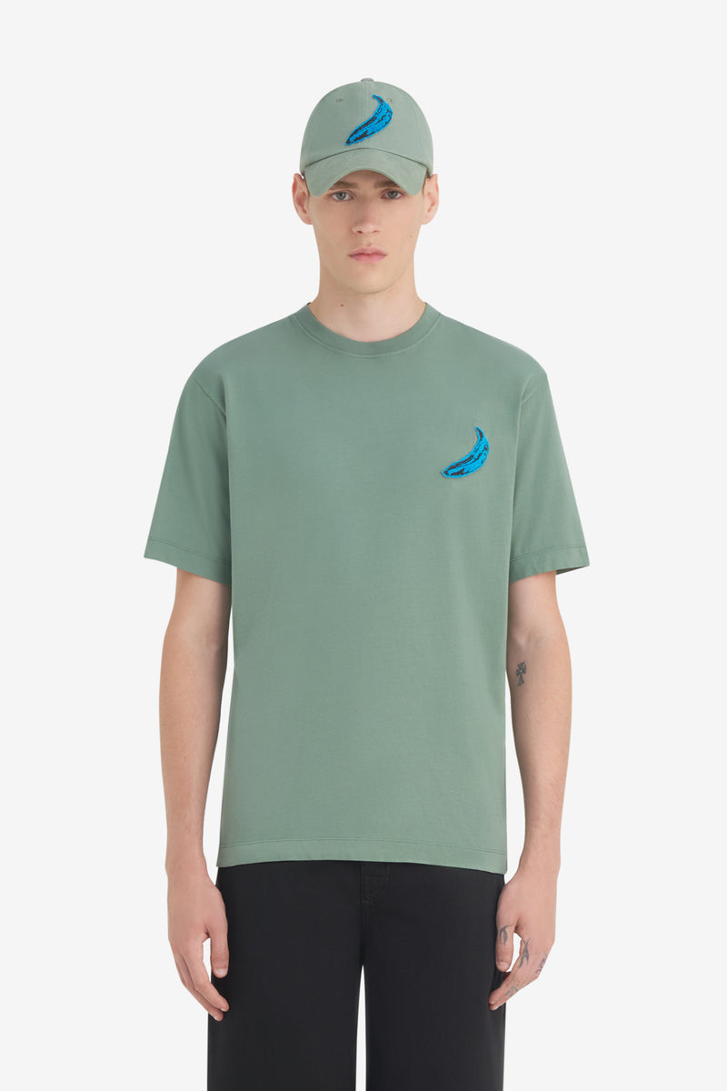 REGULAR T-SHIRT ANDY WARHOL PATCH THYME 2