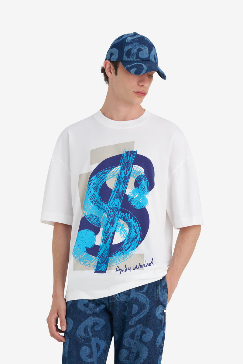 REGULAR T-SHIRT DOLLAR ANDY WARHOL WHITE 3