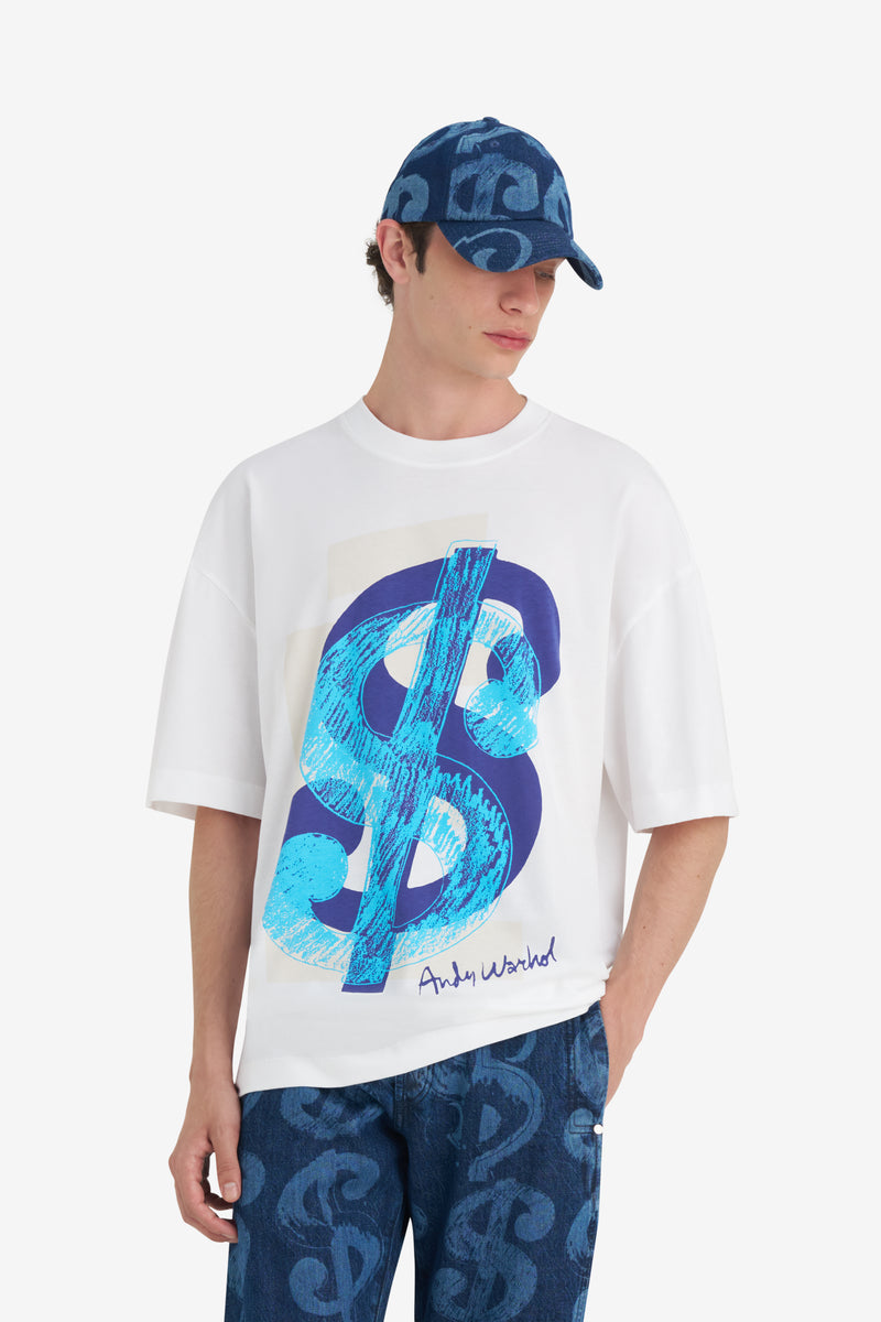 REGULAR T-SHIRT DOLLAR ANDY WARHOL WHITE 2