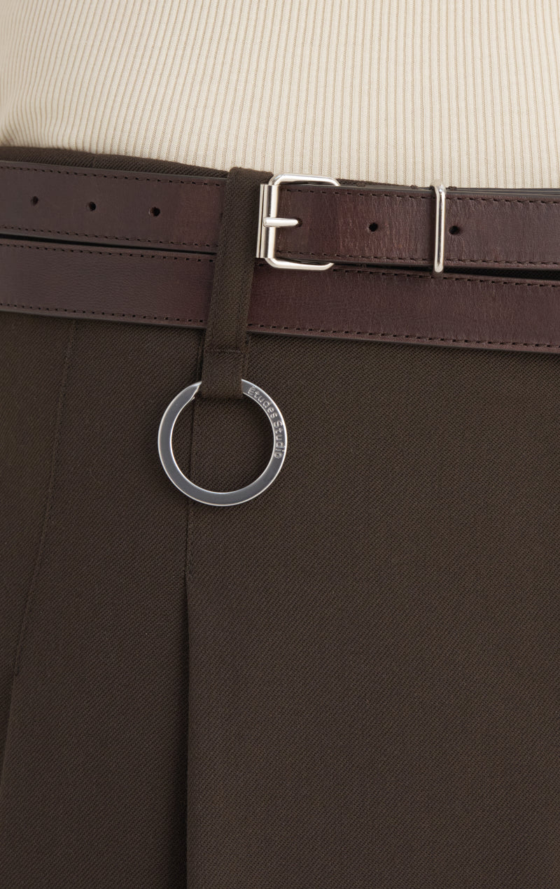 LONG BELT ONE SIZE / DK BROWN