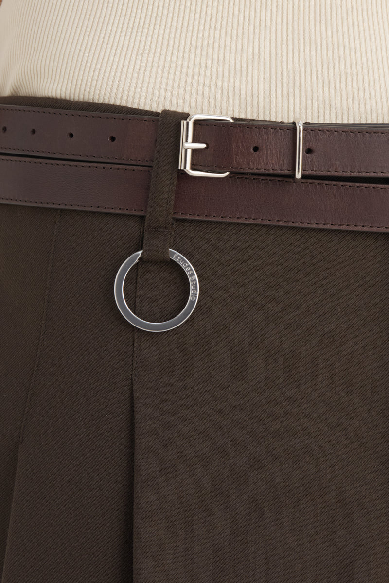 LONG BELT DK BROWN 4